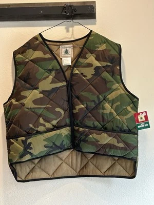 Chaleco de Caza Táctico Aislado Camuflaje Camuflaje De Colección Para Hombres XXL Caza Puffer Ejército Foto 1 de 4