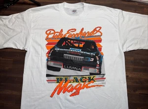 Vtg 1990 Dale Earnhardt #3 Black Magic NASCAR Shirt Size XL Single Stitch RARE - Picture 1 of 9