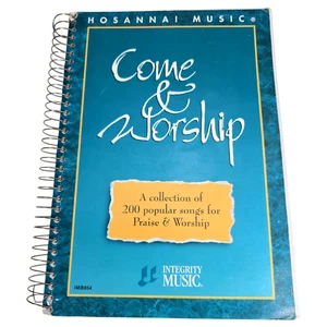 Hosanna Music Come Worship Songbook 200 Praise Worship Christian Songs Vintage - Picture 1 of 15