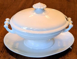 Handgefertigte antike Terrine die Zahl "2" ist unten geätzt - SSE - Bild 1 von 11