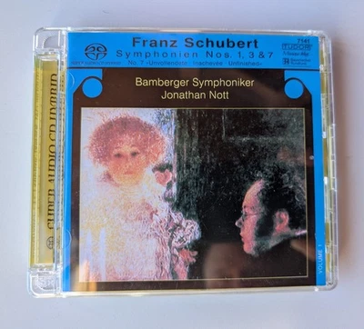 Schubert Symphonies No. 1, 3 & 7 Jonathan Nott Bamberger/Symphoniker SACD Mint. Foto 1 de 3