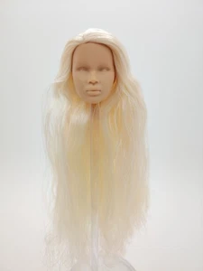 Moda Realeza Nuface Nadja Rimas Cabello Rubio Piel Húngara Mujer Muñeca Cabeza - Imagen 1 de 15