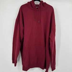 Dixxon Flannel Co. Men's Burgundy Fleece Lined Hooded Sweatshirt Size 5X - Picture 1 of 12