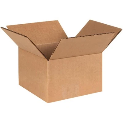 Secure Seal 6x6x4 Corrugated Boxes - Pack of 10/30/50 | Shipping Mailing Moving - Image 1 of 4