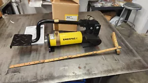 NUEVA BOMBA HIDRÁULICA DE PIE ENERPAC P392FP P392FPU105 2 velocidades 10K-PSI SIN MARCO - Imagen 1 de 9