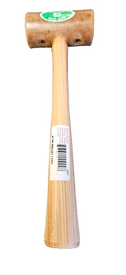 Garland 11002 Rawhide Mallet Hammer 1-1/2" Diameter - Image 1 of 4