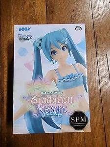 Hatsune Miku Gradation Resort Figure Rare SEGA Anime Figure New - Picture 1 of 6