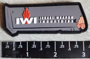 IWI Israel Weapons Industries Revista Gancho Lazo Trasero Parche Táctico Shot Show - Imagen 1 de 1