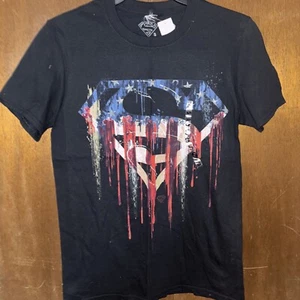 DC Comics Superman Dripping T-shirt Small - Picture 1 of 3