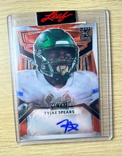 2023 Leaf Metal Proof #1/1 Tyjae Spears Rookie Auto TITANS Sealed