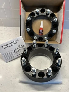 2, 8X170 2" Forged Wheel Spacers 14x1.5 Fits 2011-2023 Silverado Sierra - Picture 1 of 14