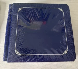 New Creative Memories 7"x 7" Album Blue with Silver Trim/Design & White Pages - Picture 1 of 1
