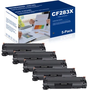 5 pezzi cartuccia toner CF283X per HP LaserJet Pro MFP M201n M202n M225rdn M225dw - Foto 1 di 8
