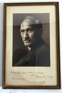 Dated 1932 Vienna Professor Frankl Large Photo Inscribed Framed Under Glass - Picture 1 of 7