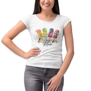 Moda Verano Mujer Camiseta Arena Playa Vacaciones Camiseta Divertida Camiseta Top Regalo - Imagen 1 de 2