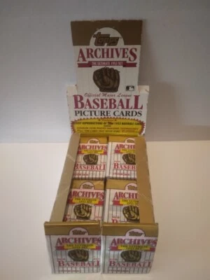 1991 Topps Archives Baseball (The Ultimate 1953 Set), 2 Packs, 12 Cards/Pack - Image 1 of 2