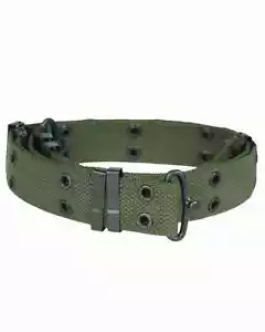 Gürtel US - Lochkoppel Military Army Belt Koppel Gürtel Einheitsgröße Oliv - Bild 1 von 1