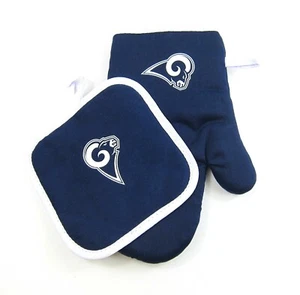 Guante y soporte para sartén para horno NFL - LA Rams - Imagen 1 de 1