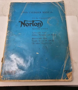 1971 NORTON TWINS MOTORCYCLE REPAIR SERVICE MANUAL CLYMER - Picture 1 of 3