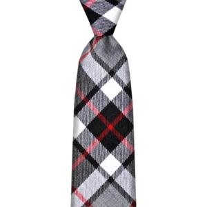 Locharron Of Scotland Made In Scotland Thomson Grey Tartan Tie - Picture 1 of 2