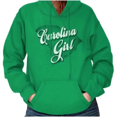 Carolina del Sur Moda Carolina Niña Moda Mujeres Manga Larga Sudadera con Capucha Foto 1 de 4