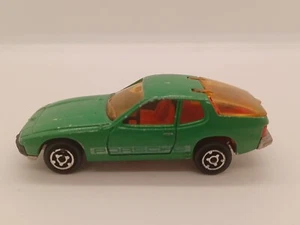 PORSCHE 924 GRÜN GREEN  1/60 MAJORETTE No.247 MADE IN FRANCE 70-80ERJAHRE - Bild 1 von 6