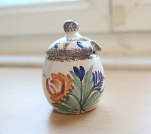 petit moutardier DIJON faience ancienne a identier - Imagen 1 de 5