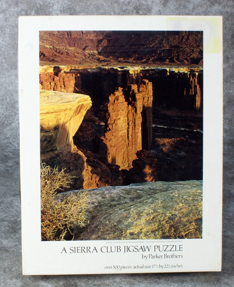 Vintage Parker Brothers Puzzle 500+ Pieces Sierra Club Jigsaw - Image 1 of 1