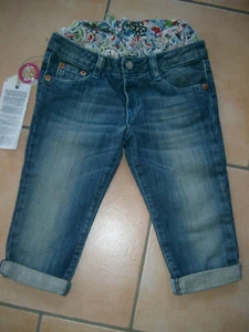 (C507) Pantalones vaqueros dulces Nolita Pocket Baby con volantes cintura goma talla 12-18 meses - Imagen 1 de 3