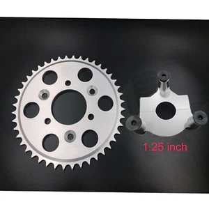 1.25" Rear Hub Adapter+CNC 44T Sprocket for SPOKE WHEEL-2 Stroke Gas Motor BIKE - Bild 1 von 14