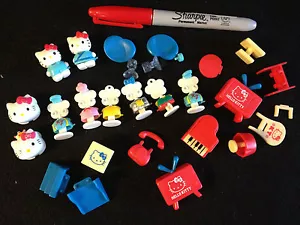 New Other~VINTAGE Hello Kitty Play Figure Set from Japan-ship free - Picture 1 of 1