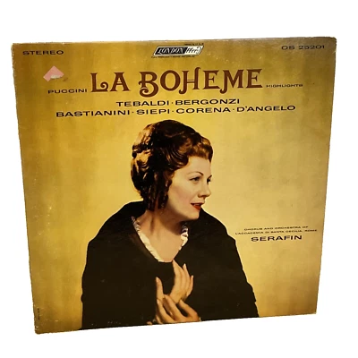 La Bohème Highlights (Vinyl, 1959) London OS 25201 VG+ LP Record Album Foto 1 de 4