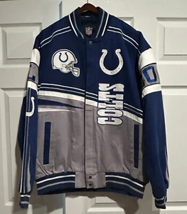 NFL Indianapolis Indy Colts Heavy Cotton Jacke Gr. XXL Neu OHNE Etikett - Bild 1 von 7