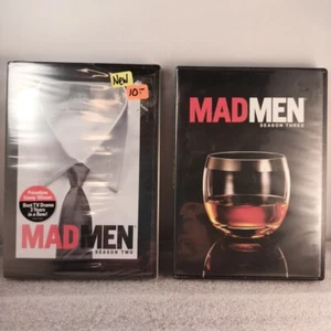 MAD MEN Season 2 & 3- DVD Set Two New, Set Three VG - Picture 1 of 4