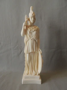 Greek alabaster statue Goddess Athena Karyatis Greece - Picture 1 of 11