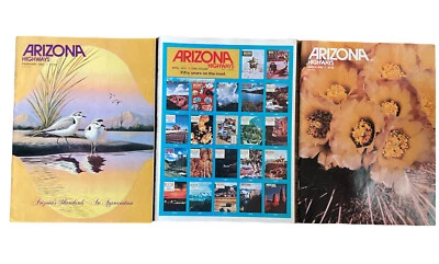 Arizona Highways Magazine lot of 3 1975 1982 1983 Foto 1 de 4