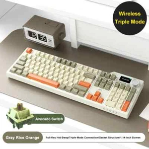 AJAZZ AK35I V3 MAX Tri-Mode Keyboard - Hot-Swappable, RGB, 8000mAh, Gasket Mount - Picture 1 of 12