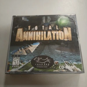 Total Annihilation (Windows 95 PC 1997) Vintage, 4 Disc Set Cavedog CD ROM RTS - Picture 1 of 10