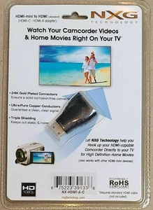 NXG HDMI Mini (C) to HDMI (A) Adapter - Model Number NX-HDMI-A-C  - Picture 1 of 1