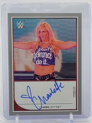 Tarjeta 1/1 autógrafo 1/25 2016 Topps WWE Road to Wrestlemania Auto Charlotte Flair Foto 1 de 2