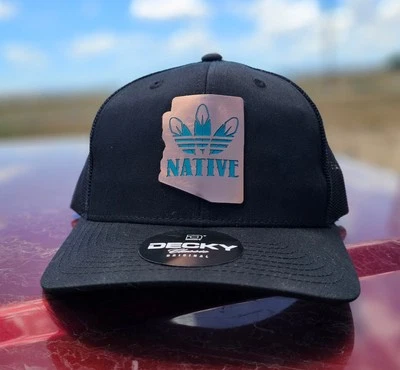 Sombrero de camionero con parche acrílico nativo americano de Arizona Foto 1 de 4