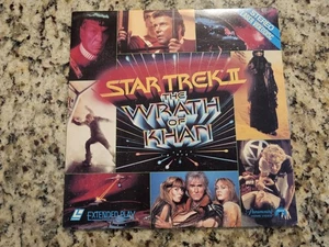Star Trek II The Wrath of Khan Laserdisc 1982 Shatner Nemoy Takei Kelly - Picture 1 of 5