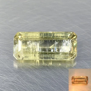 5,02 quilates Octagan 14,9 x 6,7 mm 100 % natural verde oliva a rojo diáspora de pavo - Imagen 1 de 5