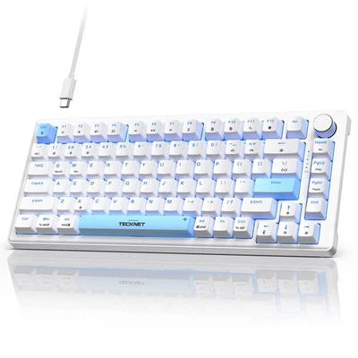 Wired Gaming Keyboard, RGB Backlit Keyboards with Gasket Structure, USB C Mec... - Image 1 of 4