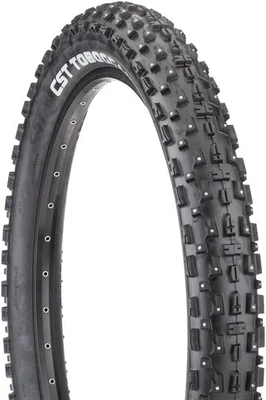 Pneu CST Toboggan 26 x 4 Clincher fio preto cravejado tamanho grande pneu cravejado - Imagem 1 de 3