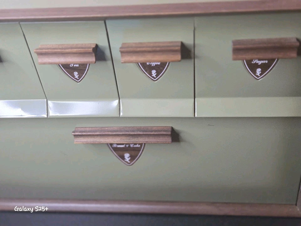 VTG GARNER WARE AVACADO Bread Box w/drawers  USA MADE NEVER USED MOVIE PROP  - Image 1 of 4