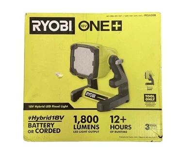 RYOBI ONE+ 18V Cordless Hybrid LED Flood Light (Tool Only) PCL630B - Image 1 of 2