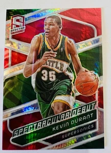 Kevin Durant 2023-24 Panini Spectra Spectacular Debut Red Prizm - Picture 1 of 1