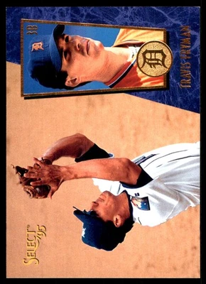 特拉维斯·弗莱曼 1995 年精选 #132 老虎 美国职棒大联盟 阅读 免运费 亲笔签名 Den — 第 1/2 张图片