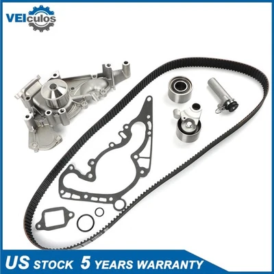 Engine Timing Belt Kit w/ Water Pump TKT021 For Toyota Land Cruiser TCKWP298 - Image 1 of 4
